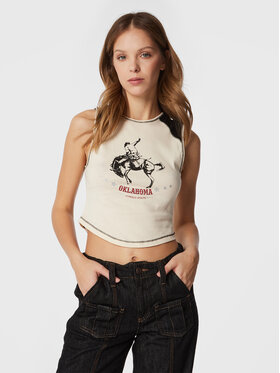 BDG Urban Outfitters BDG Urban Outfitters Μπλουζάκι 75440396 Εκρού Regular Fit