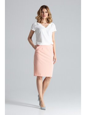 FIGL FIGL Spódnica M260 Różowy Regular Fit