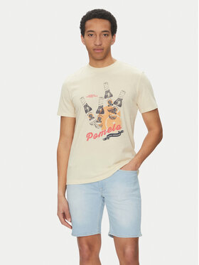 Blend Blend T-Shirt 20718263 Béžová Regular Fit