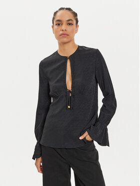 PINKO Pinko Bluse Bambi 102003 A01P Schwarz Regular Fit