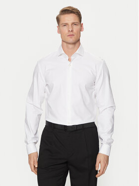 BOSS BOSS Hemd H-Hank 50543677 Weiß Slim Fit