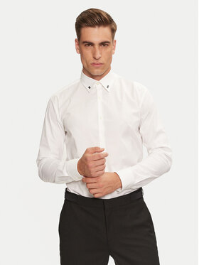 HUGO Hugo Koszula Ermo 50528474 Biały Slim Fit