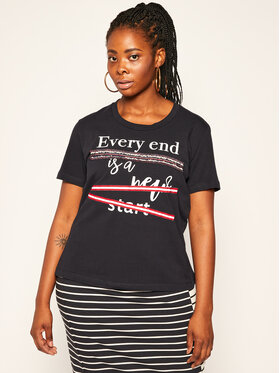 Persona by Marina Rinaldi Persona by Marina Rinaldi T-shirt Vago 1971040 Tamnoplava Regular Fit