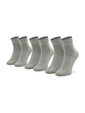 Skechers Skechers Súprava 3 párov vysokých ponožiek unisex SK42017 Sivá