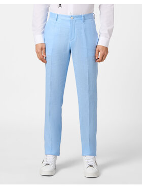PHILIPP PLEIN PHILIPP PLEIN Spodnie materiałowe 9279 Niebieski jasny Regular Fit
