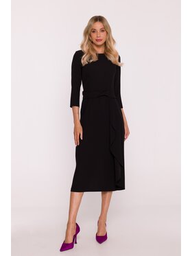 Stylove Stylove Sukienka elegancka s425 Czarny A-Line Fit