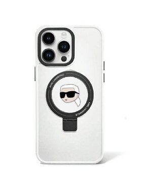KARL LAGERFELD KARL LAGERFELD Etui na telefon iPhone 15 Pro Max Biały
