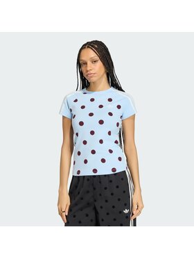 adidas adidas T-Shirt 161803 Niebieski jasny Slim Fit