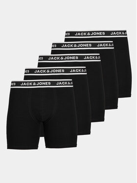 Jack&Jones Jack&Jones Комплект 5 чифта боксери 12229569 Черен