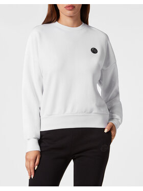 Plein Sport Plein Sport Longsleeve 741 Biały Regular Fit