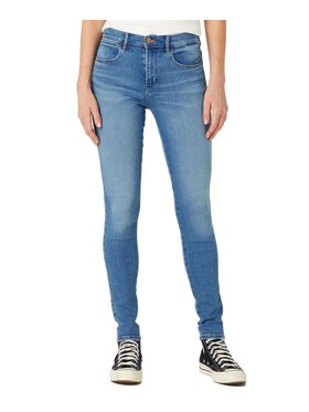 Wrangler Wrangler Jeansy W27HCY37O Niebieski Skinny Fit