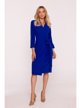 Stylove Stylove Sukienka wieczorowa S415 Niebieski A-Line Fit