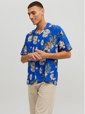 Jack&Jones Jack&Jones Košeľa Luke 12227625 Modrá Relaxed Fit
