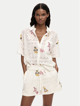 Desigual Desigual Риза Martin 26SWCW30 Бял Regular Fit