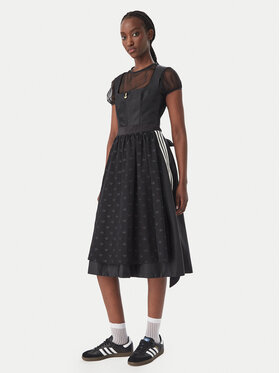 adidas adidas Φόρεμα καθημερινό Dirndl Dress LG2246 Μαύρο Regular Fit