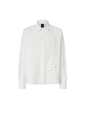 PINKO PINKO Koszula 15247848571215 Biały Regular Fit