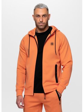 PITBULL PITBULL Bluza DOGWOOD Pomarańczowy Regular Fit