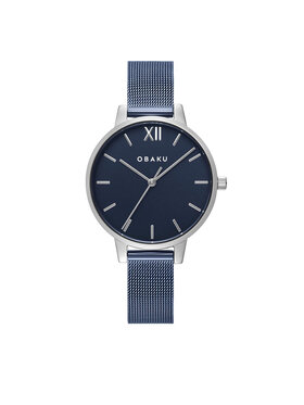 Obaku Obaku Hodinky Liv V209LXCLML Tmavomodrá
