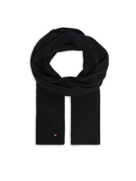 Tommy Hilfiger Tommy Hilfiger Šallīte Flag Fluffy AW0AW17787 Melns