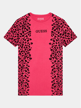 Guess Guess Тишърт J3BI21 J1314 Розов Oversize