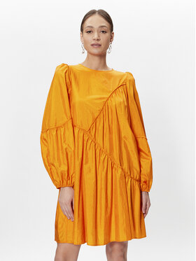 Gestuz Gestuz Koktejlové šaty Hesla 10906964 Oranžová Regular Fit