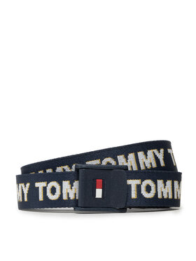 Tommy Hilfiger Tommy Hilfiger Vaikiškas diržas Plaque Webbing Belt AU0AU01505 Tamsiai mėlyna