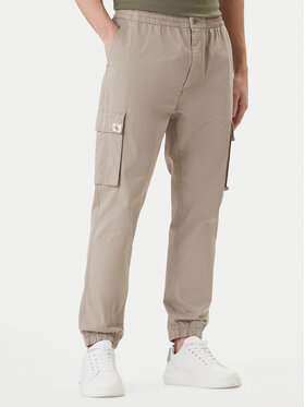 Calvin Klein Jeans Calvin Klein Jeans Joggers kalhoty Comfort LV04RD608G Béžová Skinny Fit