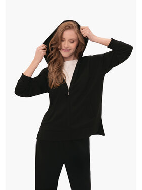 Volcano Volcano Bluza B-FLORENCE Czarny Regular Fit