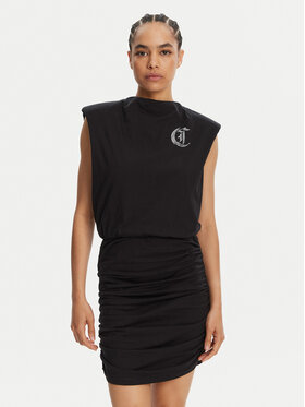 Just Cavalli Just Cavalli Sukienka codzienna 78PAOE11 Czarny Regular Fit