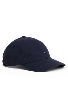 Tommy Hilfiger Tommy Hilfiger Cepure ar nagu Th Flag Soft 6 Panel AW0AW17781 Tumši zils