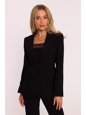 Stylove Stylove Marynarka S417 Czarny A-Line Fit