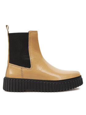 Clarks Clarks Μποτάκια με λάστιχο Torhill Maple 26179122 Μπεζ