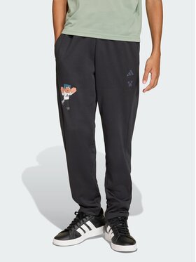 adidas adidas Spodnie materiałowe Minecraft Czarny Regular Fit