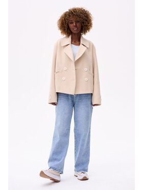 blue shadow blue shadow Kurtka damska Jackie 4 Beżowy Regular Fit