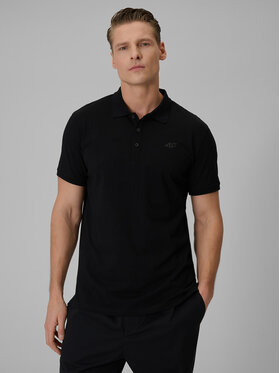 4F 4F Polo NOS Czarny Regular Fit
