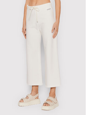 Liviana Conti Liviana Conti Sportinės kelnės F2SJ75 Balta Relaxed Fit