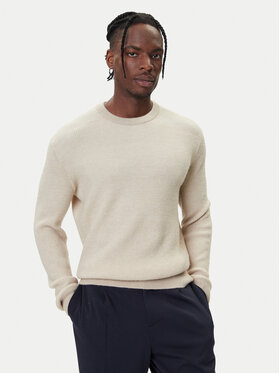 Guess Guess Sweter M5BR20 Z0482 Beżowy jasny Regular Fit