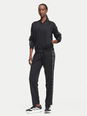 adidas adidas Treniņtērps Essentials 3-Stripes KG1875 Melns Regular Fit