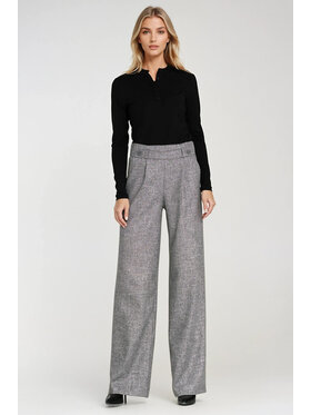 NIFE NIFE Dámské kalhoty SD126 Šedá Wide Leg