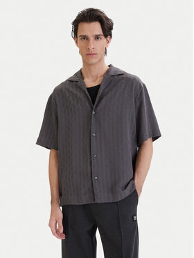HUGO HUGO Hemd Espino 50560614 Grau Oversize