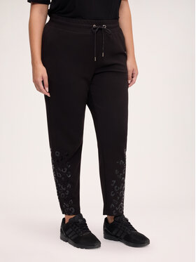 Fiorella Rubino Fiorella Rubino Spodnie materiałowe P876L002488N033 Czarny Slim Fit
