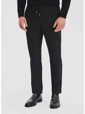 Pako Lorente Pako Lorente Spodnie materiałowe P25WF-WX-008 Czarny Slim Fit