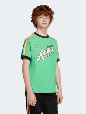 adidas adidas T-Shirt 158415 Zielony Loose Fit