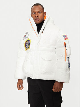 Alpha Industries Alpha Industries Зимно яке 148136 Бял Loose Fit