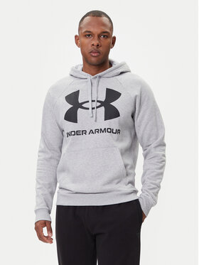 Under Armour Under Armour Džemperis ar kapuci Ua Rival 1357093 Pelēks Regular Fit