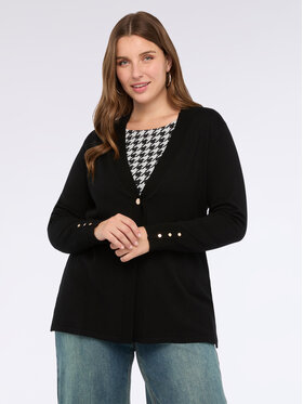 Fiorella Rubino Fiorella Rubino Cardigan M630L008004N033 Nero A-Line Fit
