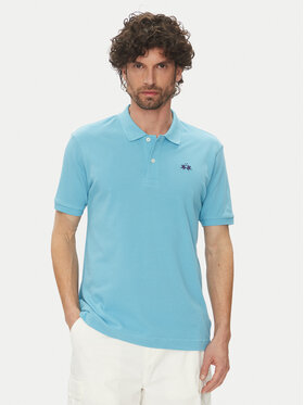 La Martina La Martina Polo Tex BPMP01 PK031 Svijetloplava Regular Fit