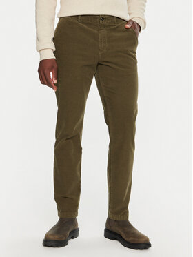 Tommy Hilfiger Tommy Hilfiger Штани з тканини MW0MW32932 Хакі Regular Fit