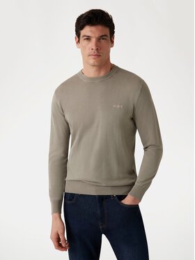 Guess Guess Sweter 160989 Zielony Classic Fit