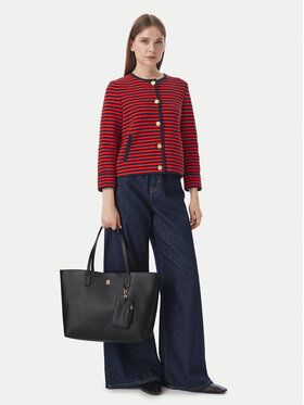 Tommy Hilfiger Tommy Hilfiger Käekott Th Icon Tote Mono AW0AW19004 Must